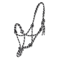 Licol Waldhausen à noeuds Noir / menthe