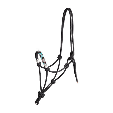 Licol Waldhausen à noeuds Pearls Zwart
