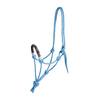 Licol Waldhausen à noeuds Pearls Bleu azur