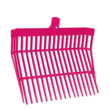Tête de fourche à crottin Waldhausen plastique Rose