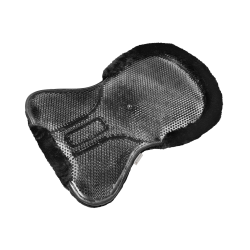 Waldhausen gel schokdemper van synthetisch lamsvel Zwart Waldhausen gel schokdemper van synthetisch lamsvel Zwart