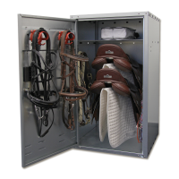 Armoire de selles Waldhausen petite Gris Armoire de selles Waldhausen petite Gris