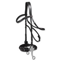 Hackamore hoofdstel Waldhausen X-Line Zwart