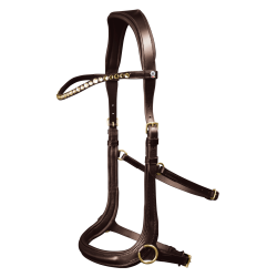 Bridon sans mors Sensation Waldhausen X-Line Marron