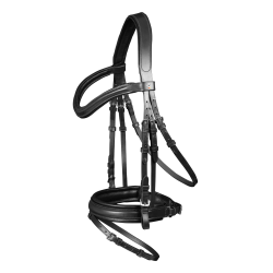 Standaard hoofdstel Stockholm Waldhausen X-Line Zwart