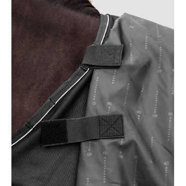 Couverture d'extérieur Waldhausen Scandic Multi-Layer 250 g / 100 g 1200D Noir Couverture d'extérieur Waldhausen Scandic Multi-Layer 250 g / 100 g 1200D Noir