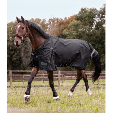 Couverture d'extérieur Waldhausen Scandic Multi-Layer 250 g / 100 g 1200D Noir Couverture d'extérieur Waldhausen Scandic Multi-Layer 250 g / 100 g 1200D Noir