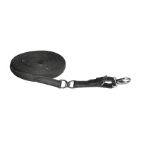 Lange leidsel Waldhausen met stopper en draaibaar oog Zwart