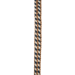Longe d’attache Waldhausen Plus mousqueton standard bouclerie foncée Bleu / beige / cappuccino Longe d’attache Waldhausen Plus mousqueton standard bouclerie foncée Bleu / beige / cappuccino