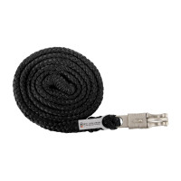 Longe de licol Waldhausen Plus mousqueton Anti-Panique Noir