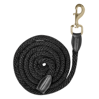 Longe van Waldhausen Exclusive met musketon Zwart Longe van Waldhausen Exclusive met musketon Zwart