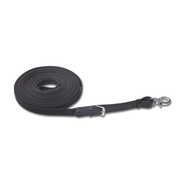 Longe Waldhausen volgens de LPO-norm zonder stopper of draaibare oogbout Zwart