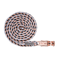 Longe Waldhausen Shine mousqueton antipanique Noir / blanc / or rosé Longe Waldhausen Shine mousqueton antipanique Noir / blanc / or rosé