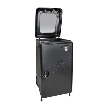 Malle roulante Waldhausen pour selles Noir