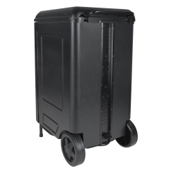 Malle roulante Waldhausen pour selles Noir