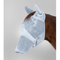 Waldhausen Premium vliegenmasker met oor- en neusbescherming Zilvergrijs