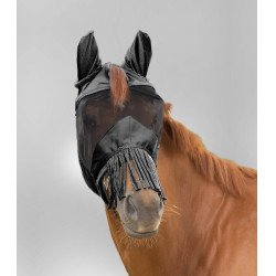 Masque anti-mouche Waldhausen Premium protection oreilles et franges sur chanfrein