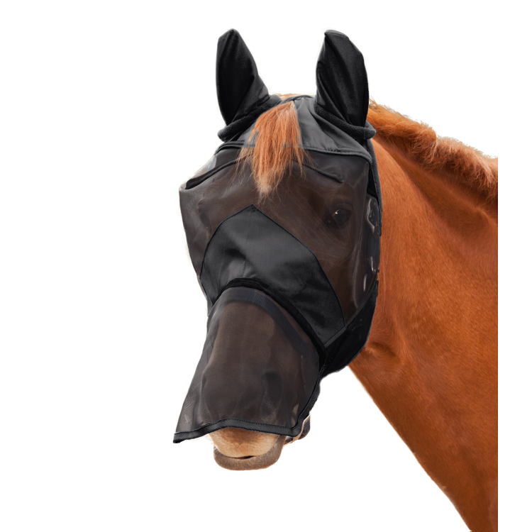 Masque anti-mouches Waldhausen Premium 3 en 1 Masque anti-mouches Waldhausen Premium 3 en 1