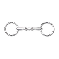 Mors de filet Waldhausen poney double brisure