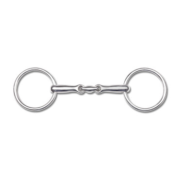 Mors de filet Waldhausen poney double brisure