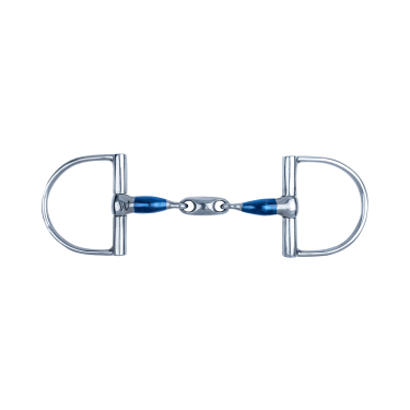 Waldhausen Sweet Iron D-Ring bit met dubbele breuk anatomisch