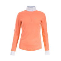 Polo manches longues Blaire Horze femme Rose saumon Polo manches longues Blaire Horze femme Rose saumon