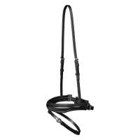 Muserolle combinée Waldhausen pull-back S-Line Noir Muserolle combinée Waldhausen pull-back S-Line Noir