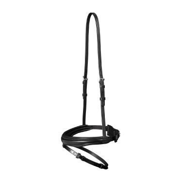 Gecombineerde neusriem Waldhausen S-Line Zwart