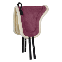 Pad voor rijden zonder zadel Waldhausen Soft Bordeaux