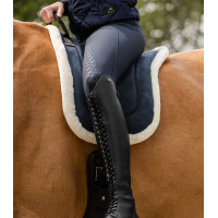 Pad voor rijden zonder zadel Waldhausen Soft Bordeaux