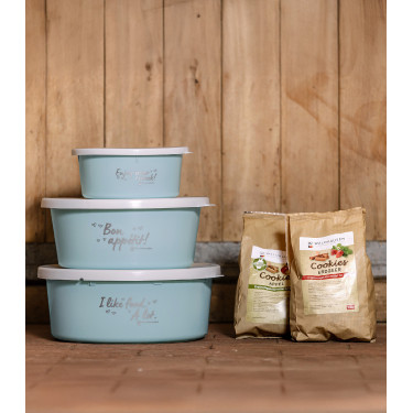 Petite gamelle Waldhausen avec couvercle Turkoois Blauw