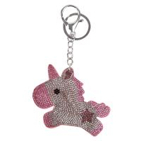 Porte-clés Waldhausen Licorne Argent / rose