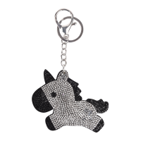 Porte-clés Waldhausen Licorne Argent / noir