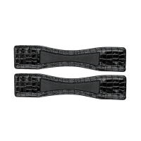 Protection d'éperons Waldhausen cuir verni la paire Zwart leder Protection d'éperons Waldhausen cuir verni la paire Zwart leder