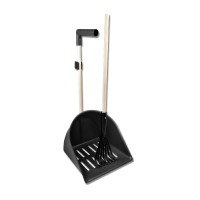 Ramasse-crottin Waldhausen ShakerXL avec râteau Noir
