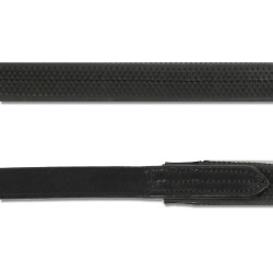 Rênes caoutchouc Waldhausen Noir