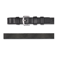 Rênes de mors Waldhausen cuir avec boucles Noir