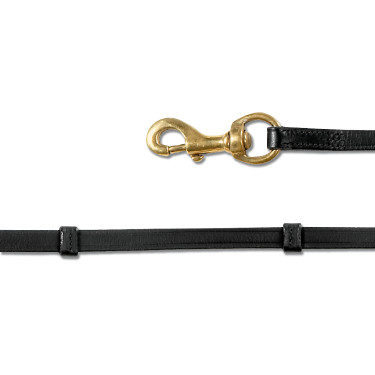 Rênes Island Waldhausen mousqueton Noir / doré