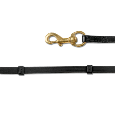 Rênes Island Waldhausen mousqueton Noir / doré