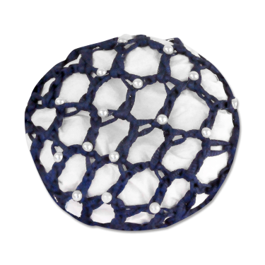 Résille-filet Waldhausen perles Bleu