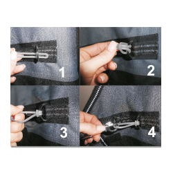 Safe-Gum Waldhausen 6 élastiques mélangés Gris Safe-Gum Waldhausen 6 élastiques mélangés Gris