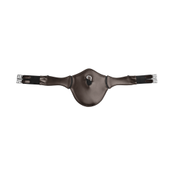 Sangle bavette Waldhausen cuir bavette élastique Marron