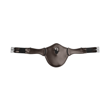 Sangle bavette Waldhausen cuir bavette élastique Marron