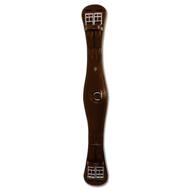 Sangle courte Waldhausen cuir avec élastique Bruin