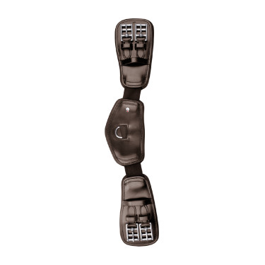 Sangle courte Waldhausen cuir élastique Marron