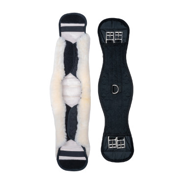 Sangle courte Waldhausen peau d'agneau Zwart / natuur