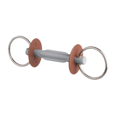 Mors de filet Beris canon papillon anneau 7,5 cm Mors de filet Beris canon papillon anneau 7,5 cm