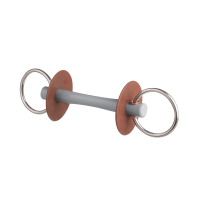 Mors de filet Beris canon Comfort fin anneau 6 cm