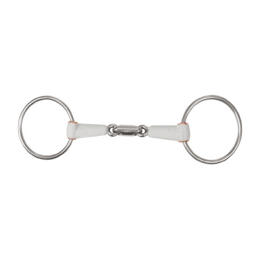 Beris dubbelgebroken watertrens 7,5 cm ring Medium