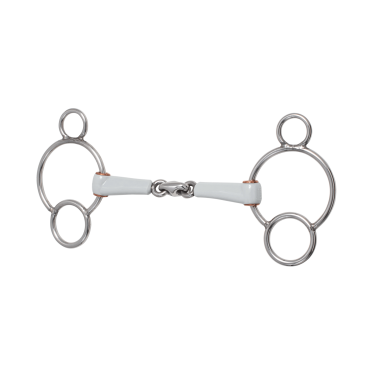 Bit met 3 ringen Beris dubbel gebroken Bit met 3 ringen Beris dubbel gebroken